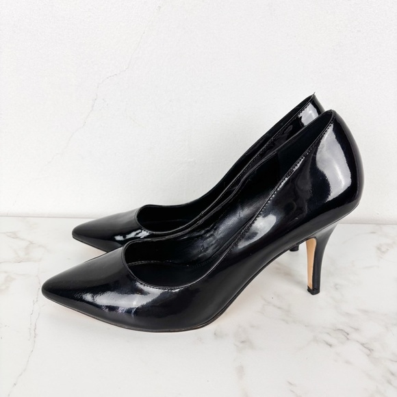 Dune London Wendy Classic Black Point Toe Heels Sz 9 - Picture 2 of 9